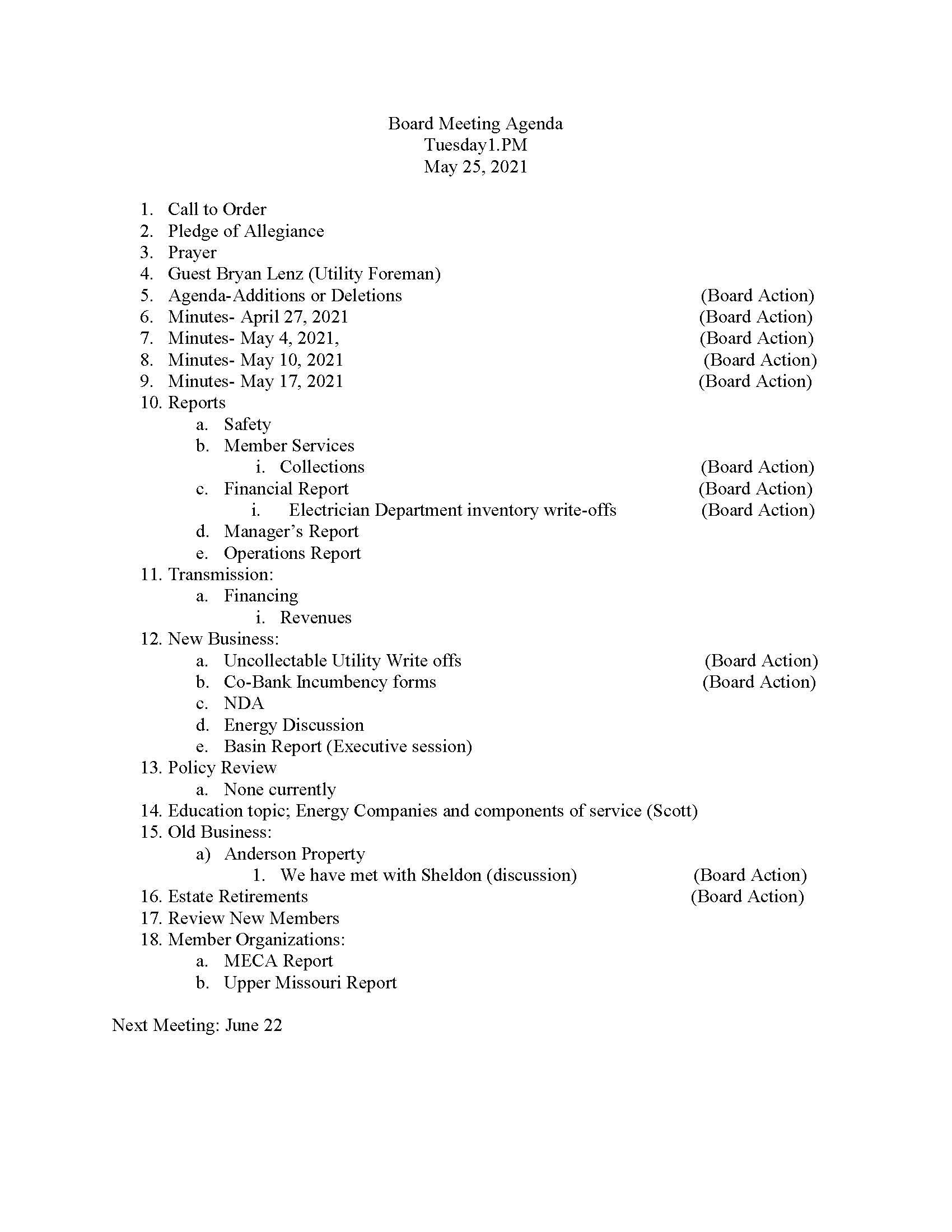 File Sheridan Electric Cooperative